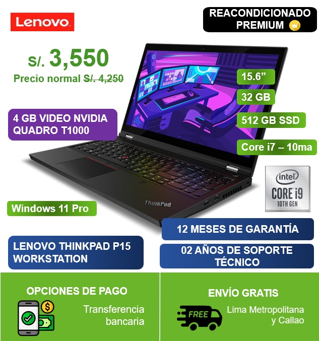 LENOVO THINKPAD  P15