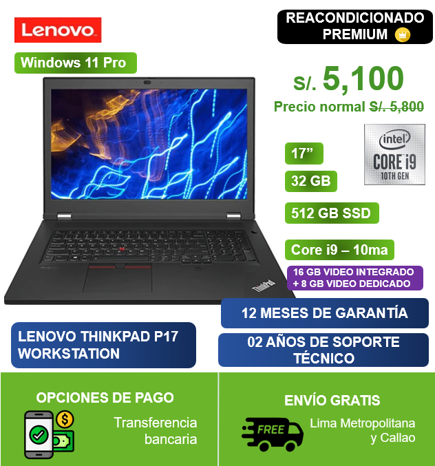 LENOVO THINKPAD P17 WORKSTATION